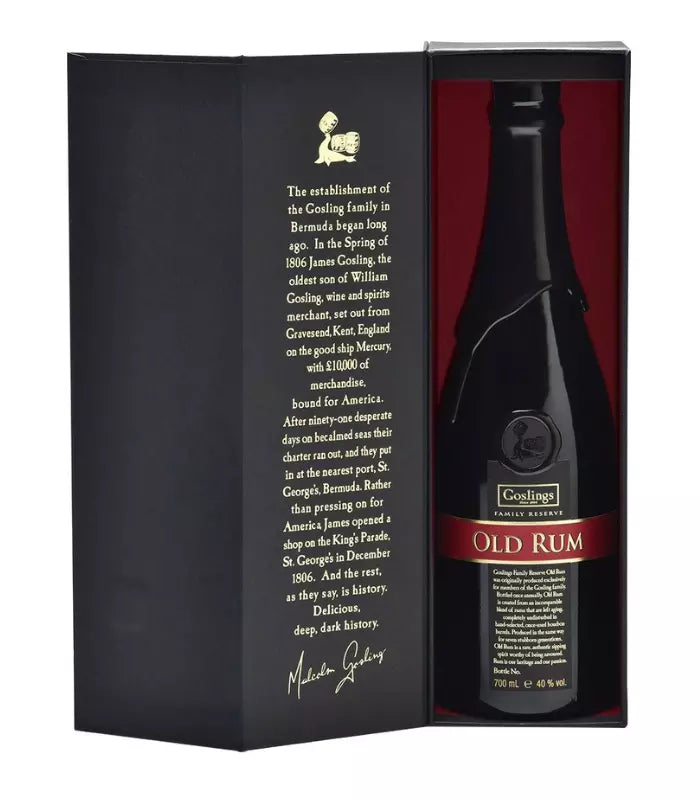Buy Goslings Family Reserve Old Bermuda Rum 750mL Online - The Barrel Tap Online Liquor Delivered