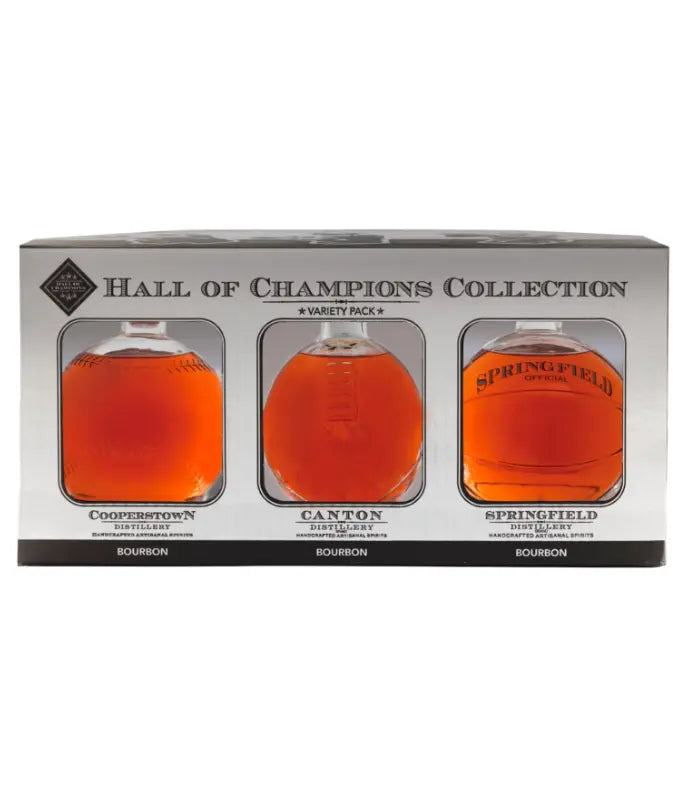 Buy Hall of Champions Variety Pack Bourbon Decanters 3 - 750mL Online - The Barrel Tap Online Liquor Delivered