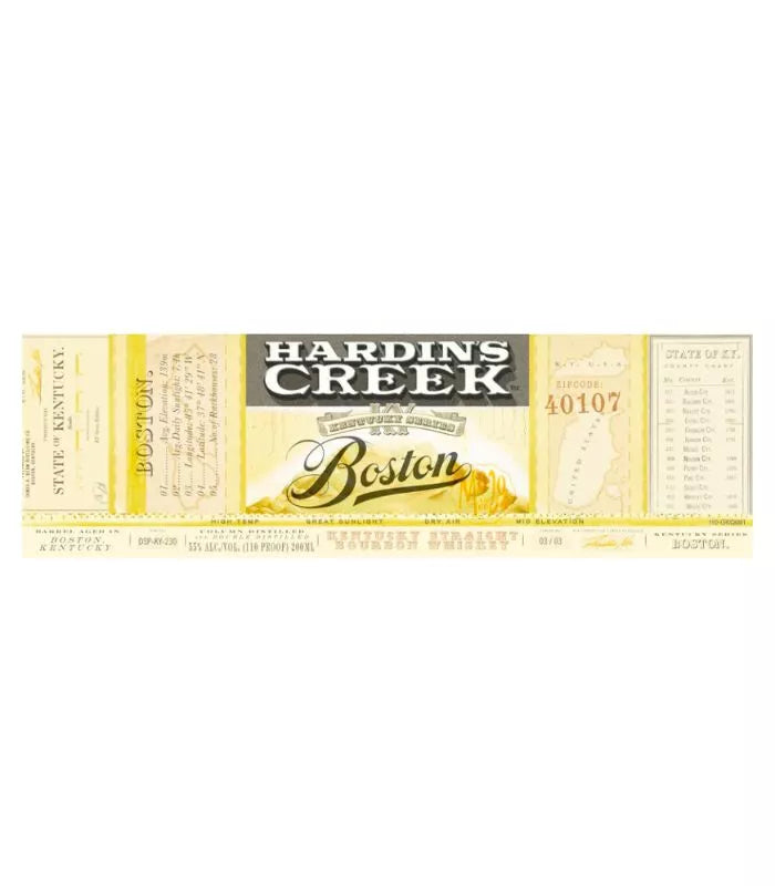 Buy Hardin's Creek Kentucky Series Boston Bourbon Whiskey 750mL Online - The Barrel Tap Online Liquor Delivered