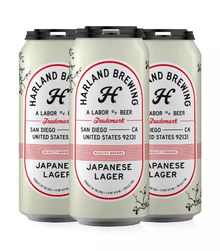 Buy Harland Brewing Japanese Lager 4-Pack Online - The Barrel Tap Online Liquor Delivered