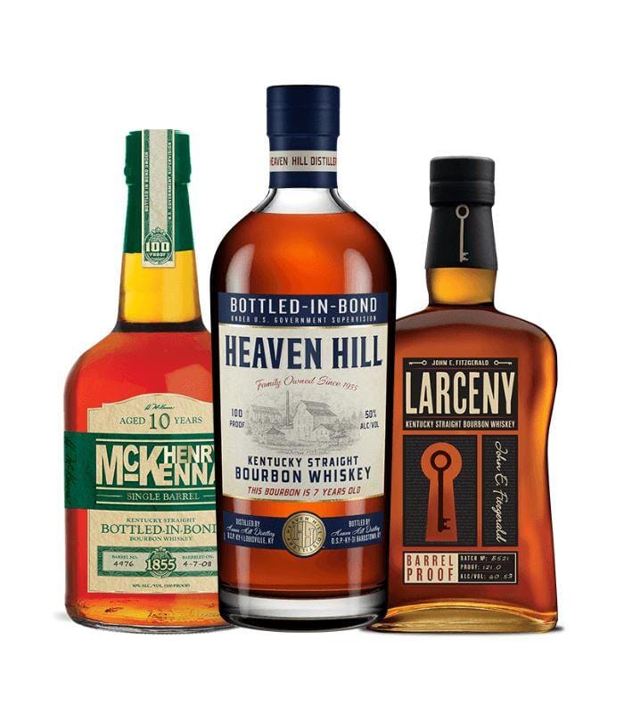 Buy Henry McKenna | Heaven Hill | Larceny Barrel Proof Bundle Online - The Barrel Tap Online Liquor Delivered