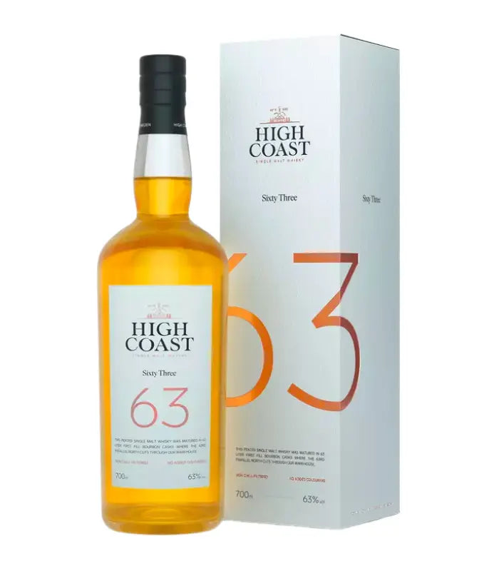 Buy High Coast 63 Single Malt Whisky 750mL Online - The Barrel Tap Online Liquor Delivered