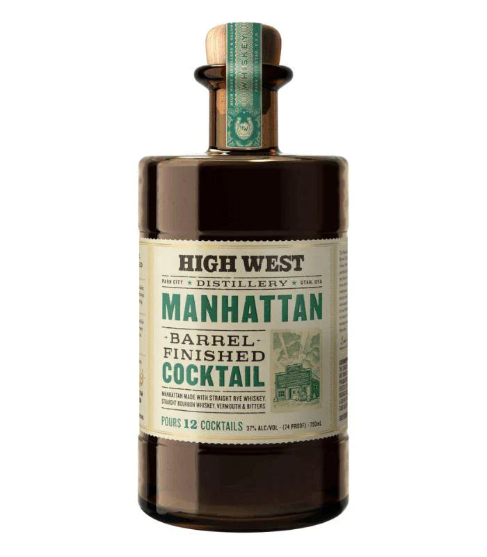 Buy High West Manhattan Barrel Finished Cocktail 750mL Online - The Barrel Tap Online Liquor Delivered