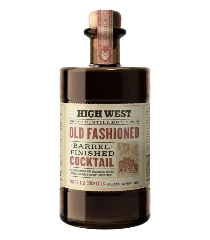 Buy High West Old Fashioned Barrel Finished Cocktail 750mL Online - The Barrel Tap Online Liquor Delivered