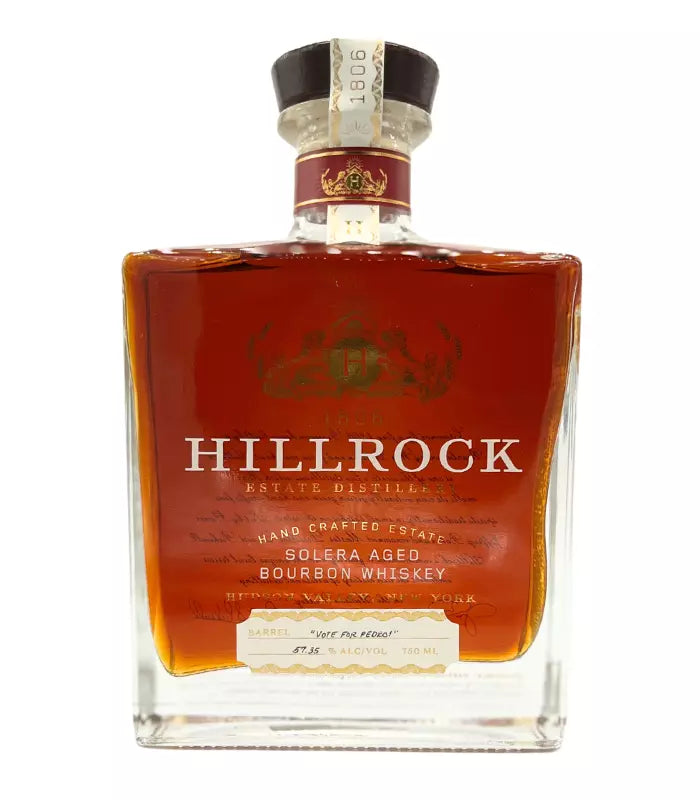 Buy Hillrock Solera Aged Bourbon PX Finish 750mL Online - The Barrel Tap Online Liquor Delivered