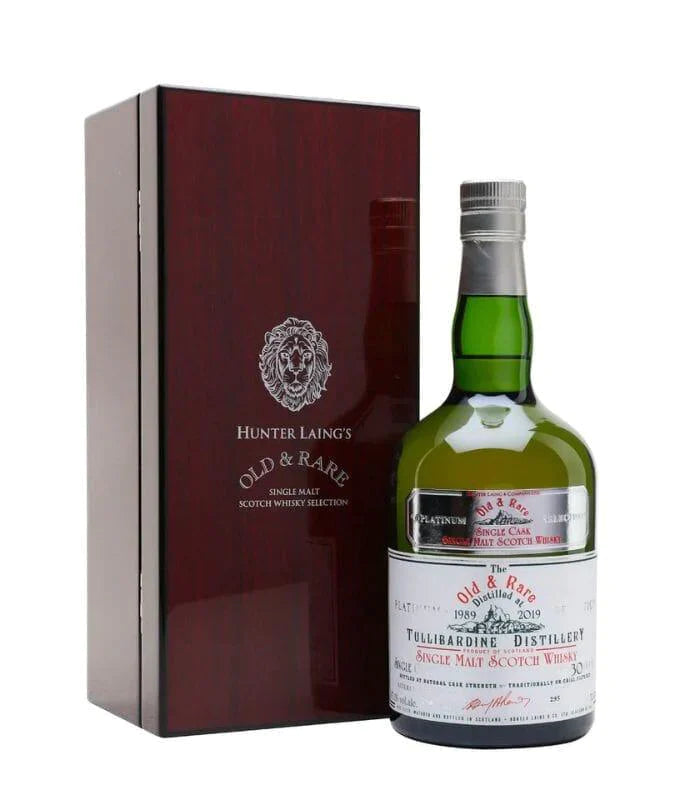 Buy Hunter Laing's Old & Rare 30 Year Old Tullibardine Distillery Single Malt Scotch Whisky 700mL Online - The Barrel Tap Online Liquor Delivered