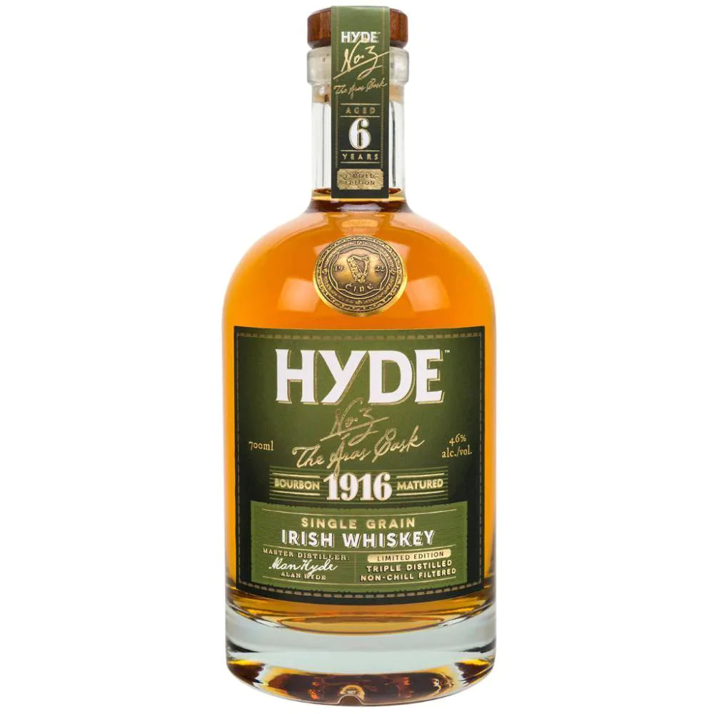 Buy Hyde No. 3 President's Cask Single Grain Irish Whisky 750mL Online - The Barrel Tap Online Liquor Delivered