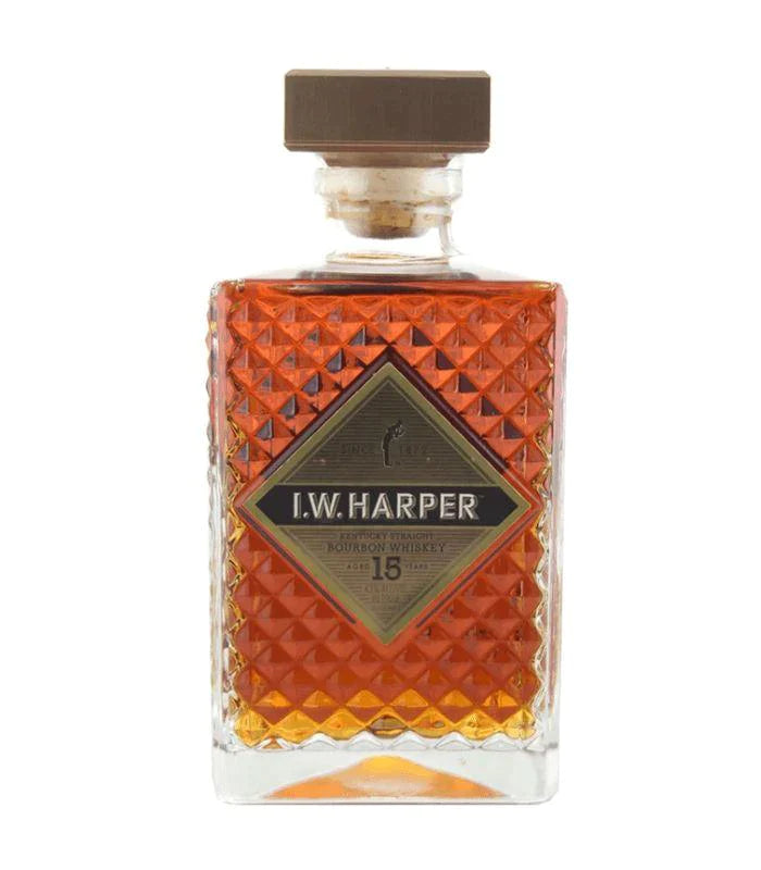 Buy I.W. Harper 15 Year Straight Bourbon Whiskey 750mL Online - The Barrel Tap Online Liquor Delivered