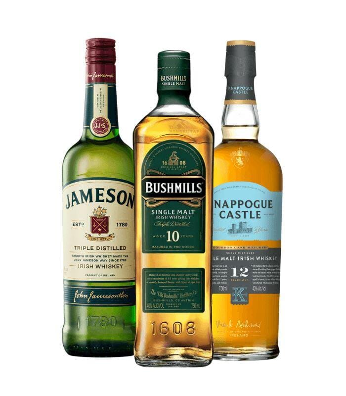 Buy Irish Whiskey Bundle 750mL Online - The Barrel Tap Online Liquor Delivered
