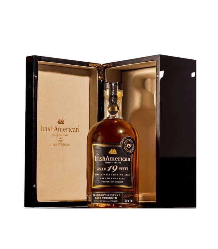 Buy IrishAmerican 19 Year Old Single Malt Irish Whiskey 750mL Online - The Barrel Tap Online Liquor Delivered