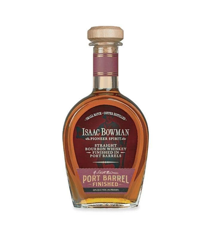 Buy Isaac Bowman Port Barrel Finished Virginia Straight Bourbon Whiskey 750mL Online - The Barrel Tap Online Liquor Delivered