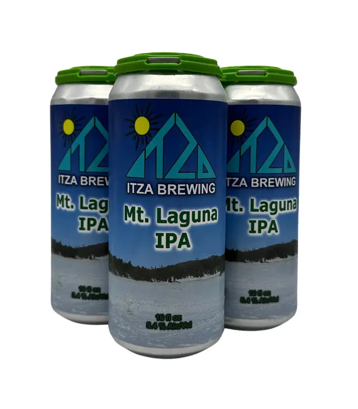 Buy Itza Brewing Mt. Laguna IPA 4-Pack Online - The Barrel Tap Online Liquor Delivered