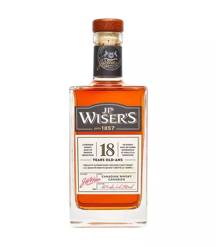 Buy J.P. Wiser's 18 Year Old Canadian Whisky 750mL Online - The Barrel Tap Online Liquor Delivered