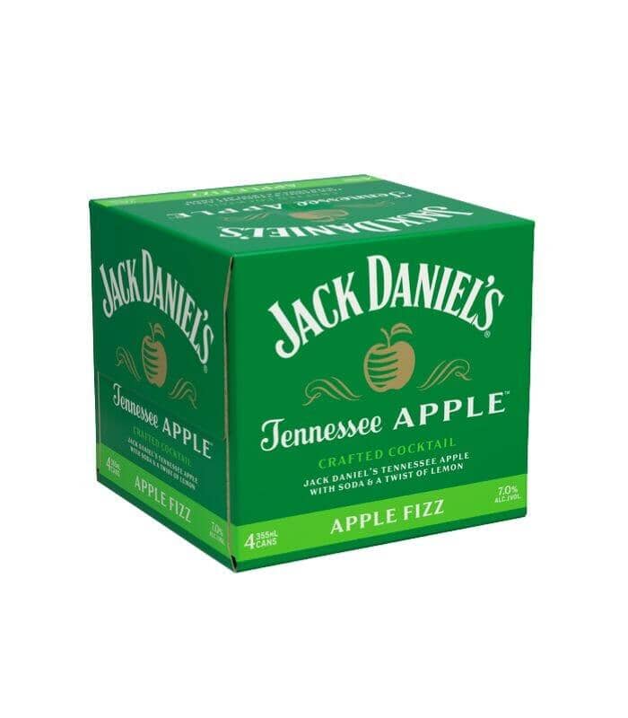 Buy Jack Daniel's Tennessee Apple Fizz 4 Pack Cans Online - The Barrel Tap Online Liquor Delivered