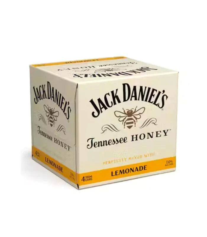 Buy Jack Daniel's Tennessee Honey Lemonade 4 Pack Cans Online - The Barrel Tap Online Liquor Delivered