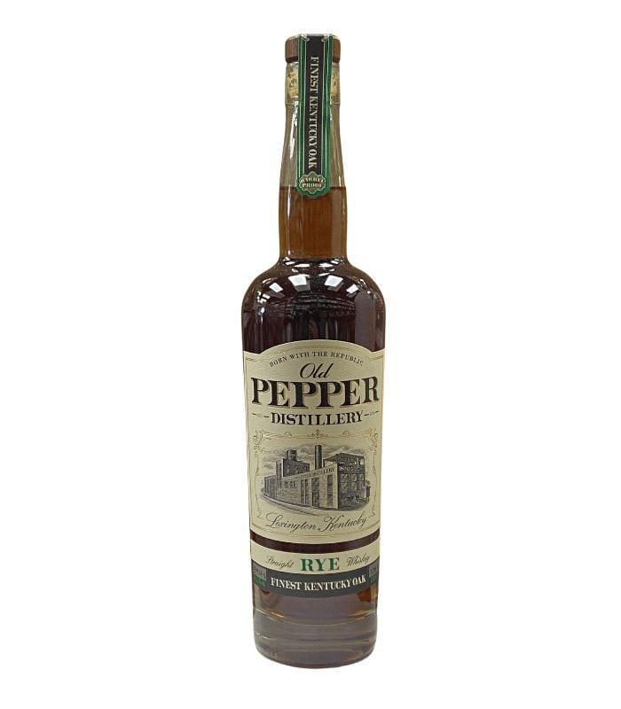 Buy James E. Pepper Finest Kentucky Oak Straight Rye Whiskey 108.8 Proof 750mL Online - The Barrel Tap Online Liquor Delivered