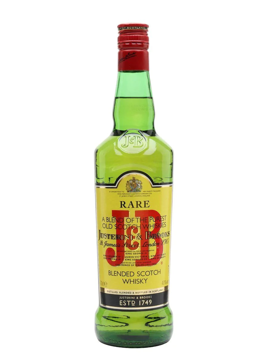 Buy J&B Rare Blended Scotch Whisky Online - The Barrel Tap Online Liquor Delivered