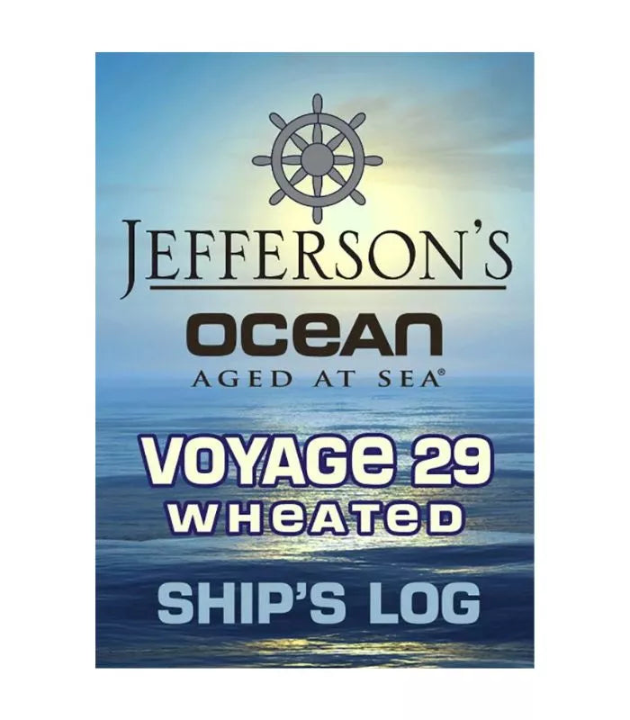 Buy Jefferson’s Ocean Aged At Sea Voyage 29 'Ship's Log' Wheated Bourbon 750mL Online - The Barrel Tap Online Liquor Delivered