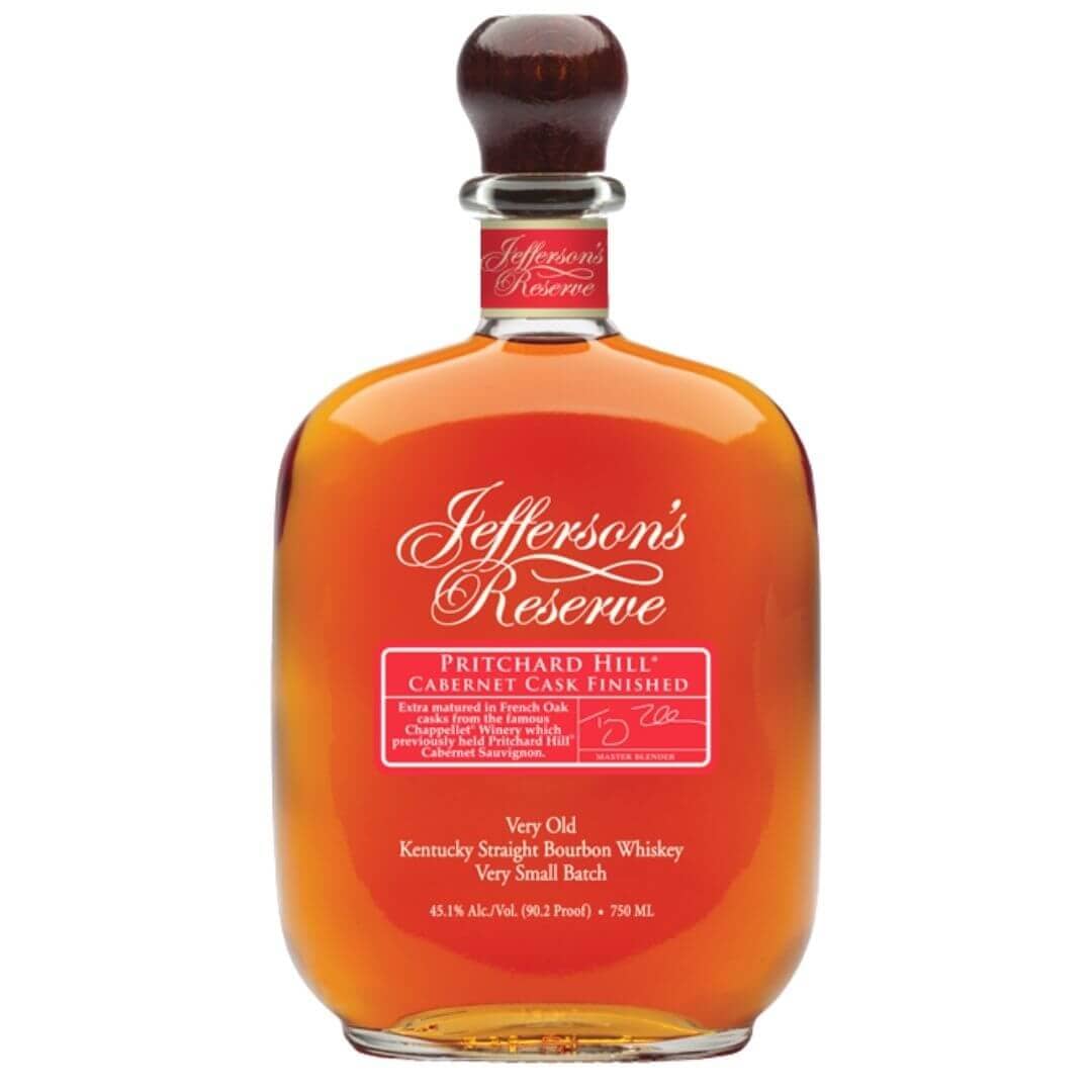 Buy Jefferson’s Reserve Pritchard Hill Cabernet Cask Finish Bourbon 750mL Online - The Barrel Tap Online Liquor Delivered