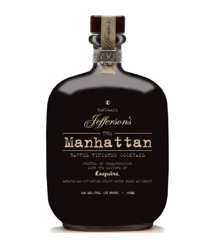 Buy Jefferson’s The Manhattan Barrel Finished Cocktail 750mL Online - The Barrel Tap Online Liquor Delivered