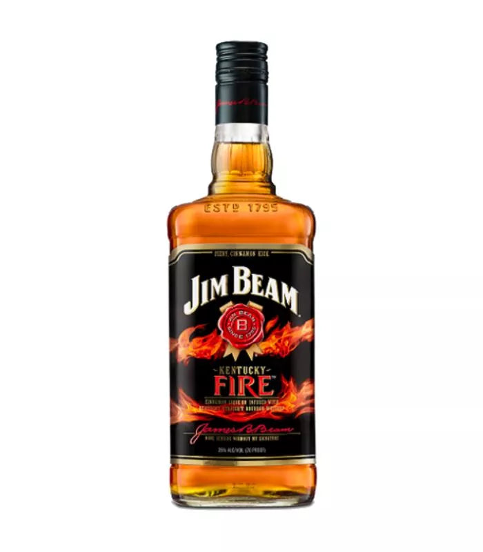 Buy Jim Beam Kentucky Fire Cinnamon Bourbon 750mL Online - The Barrel Tap Online Liquor Delivered