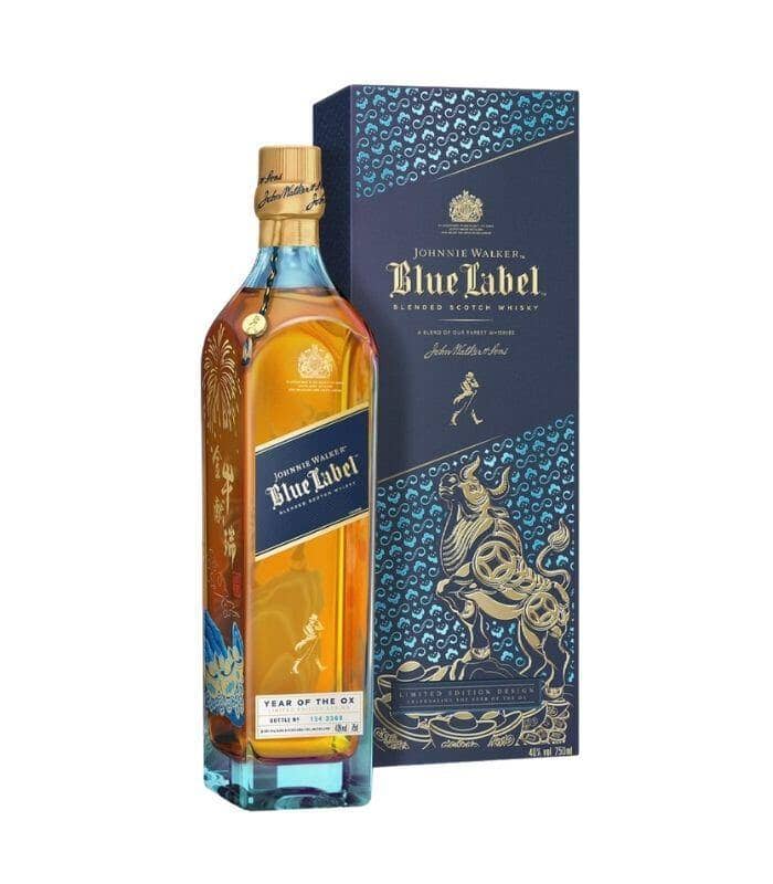Buy Johnnie Walker Blue Label Year Of The Ox Limited Edition 750mL Online - The Barrel Tap Online Liquor Delivered