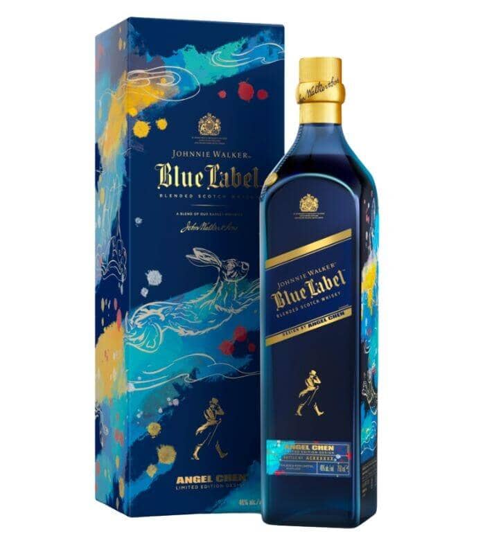 Buy Johnnie Walker Blue Label Year of the Rabbit by Angel Chen 750mL Online - The Barrel Tap Online Liquor Delivered