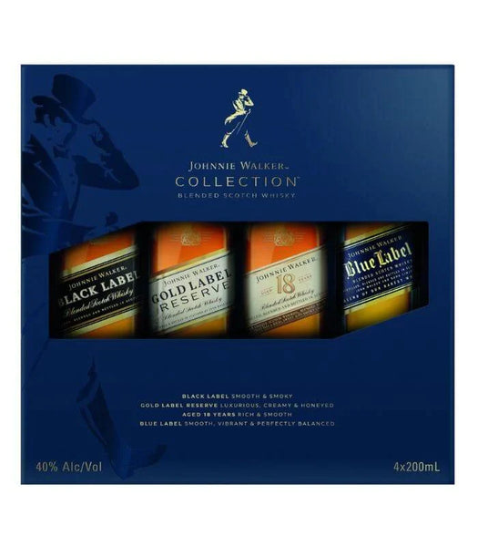 Johnnie Walker Blue 750ml 専用ボックス付き4本セット johnnie-walker-collection-