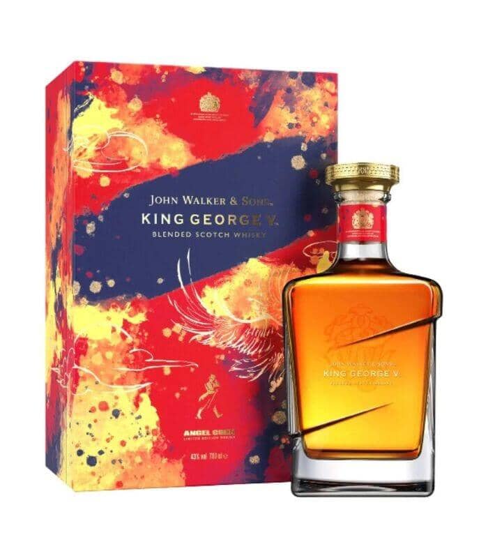 Buy Johnnie Walker King George V Lunar New Year by Angel Chen Limited Edition Online - The Barrel Tap Online Liquor Delivered
