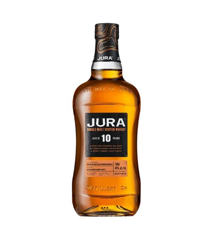 Buy JURA 10 Year Old Single Malt Scotch Whisky 750mL Online - The Barrel Tap Online Liquor Delivered