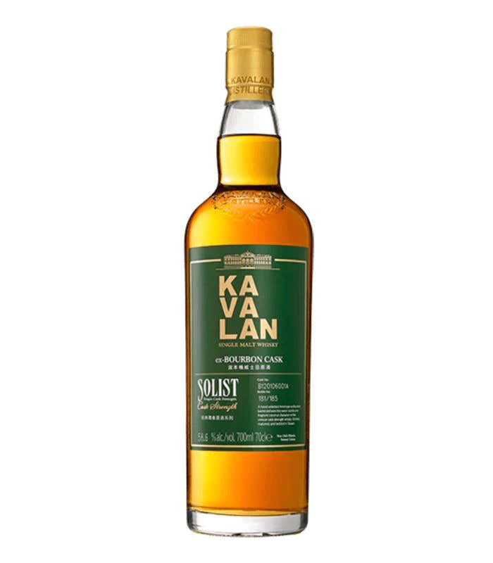 Buy Kavalan Solist ex-Bourbon Single Cask Strength Single Malt Whisky Online - The Barrel Tap Online Liquor Delivered