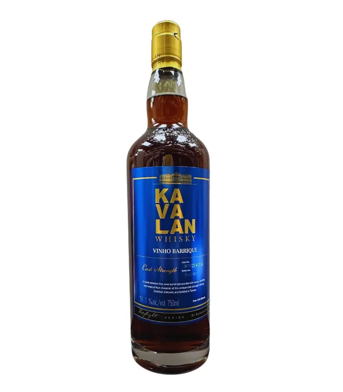 Buy Kavalan Vinho Barrique Single Cask Strength 112.6 Proof Whisky 750mL Online - The Barrel Tap Online Liquor Delivered