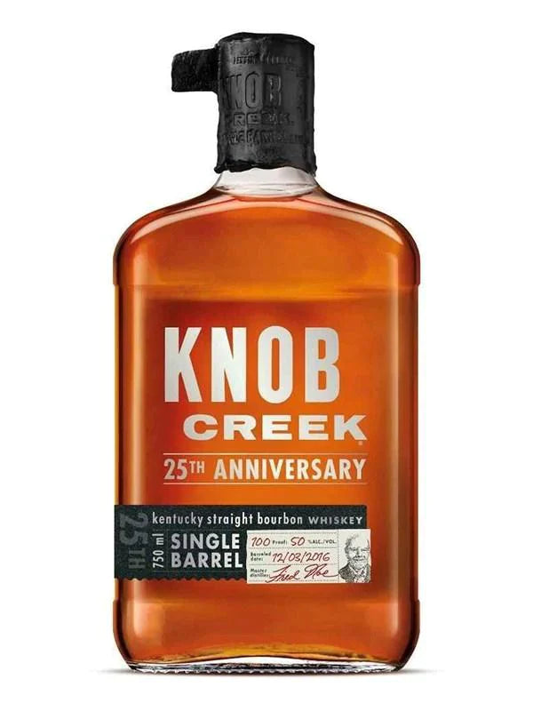 Buy Knob Creek 25th Anniversary Single Barrel Bourbon Whiskey 750mL Online - The Barrel Tap Online Liquor Delivered