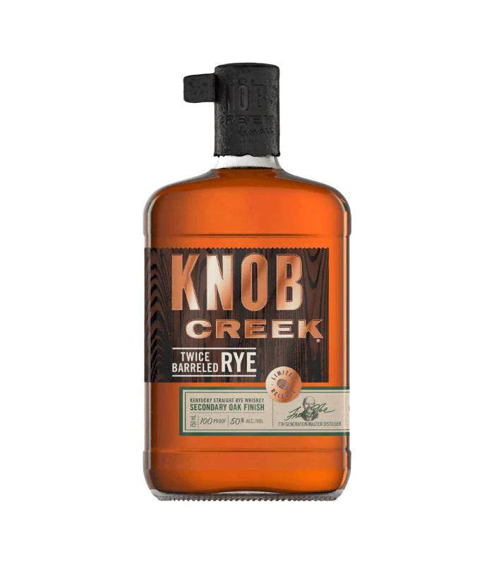 Buy Knob Creek Twice Barreled Rye Whiskey Limited Release 750mL Online - The Barrel Tap Online Liquor Delivered