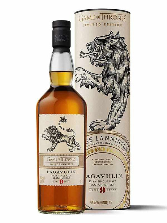 Buy Lagavulin 9 Year Old Scotch | Game of Thrones House Lannister Online - The Barrel Tap Online Liquor Delivered
