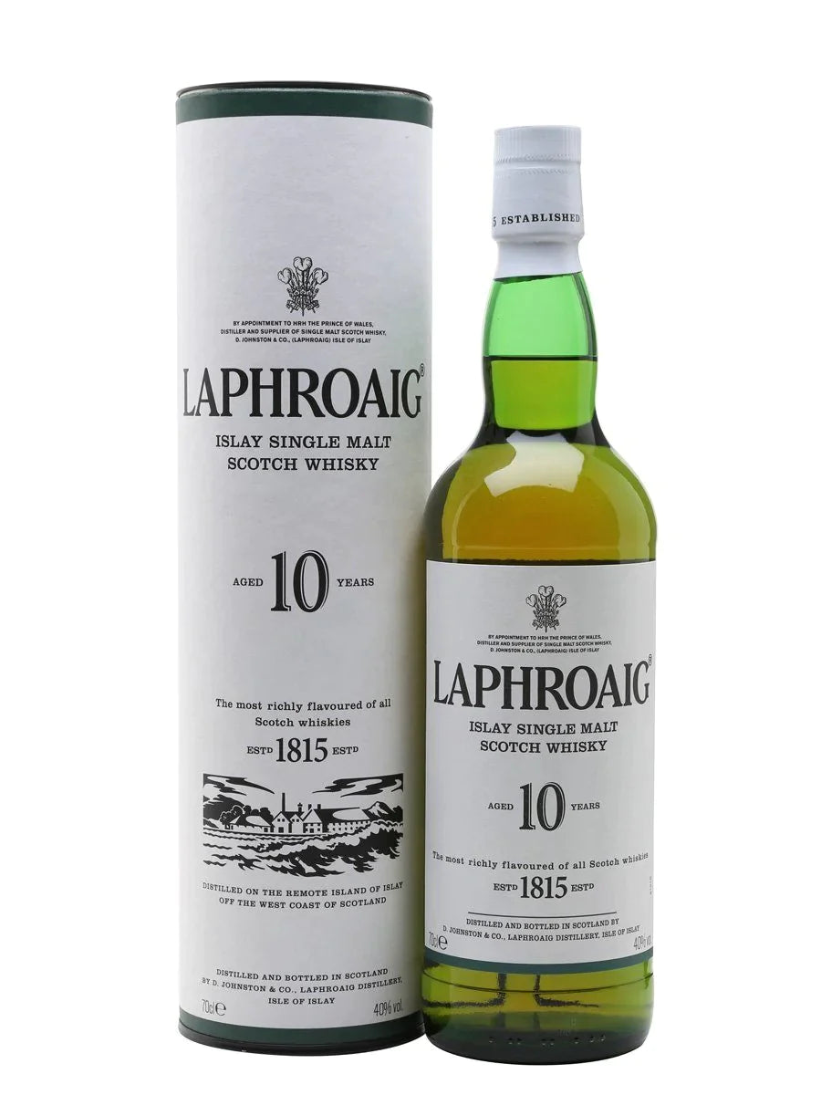 Buy Laphroaig 10 Year Old Islay Single Malt Scotch Whisky 750mL Online - The Barrel Tap Online Liquor Delivered