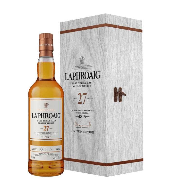 Buy Laphroaig 27 Year Old Limited Edition Single Malt Scotch Whisky 750mL Online - The Barrel Tap Online Liquor Delivered