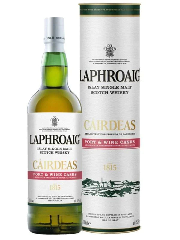 Buy Laphroaig Cairdeas Port & Wine Casks Scotch Whisky 750mL Online - The Barrel Tap Online Liquor Delivered