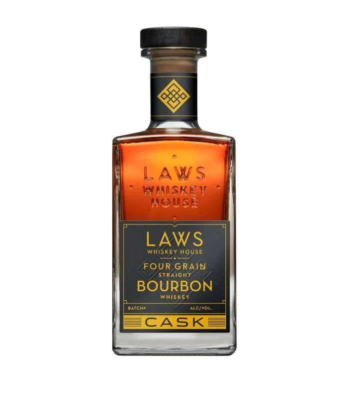 Buy Laws Whiskey House Four Grain Straight Cask Bourbon Whiskey 750mL Online - The Barrel Tap Online Liquor Delivered