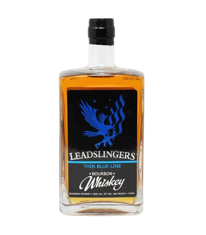 Buy Leadslingers Thin Blue Line Bourbon Whiskey 750mL Online - The Barrel Tap Online Liquor Delivered
