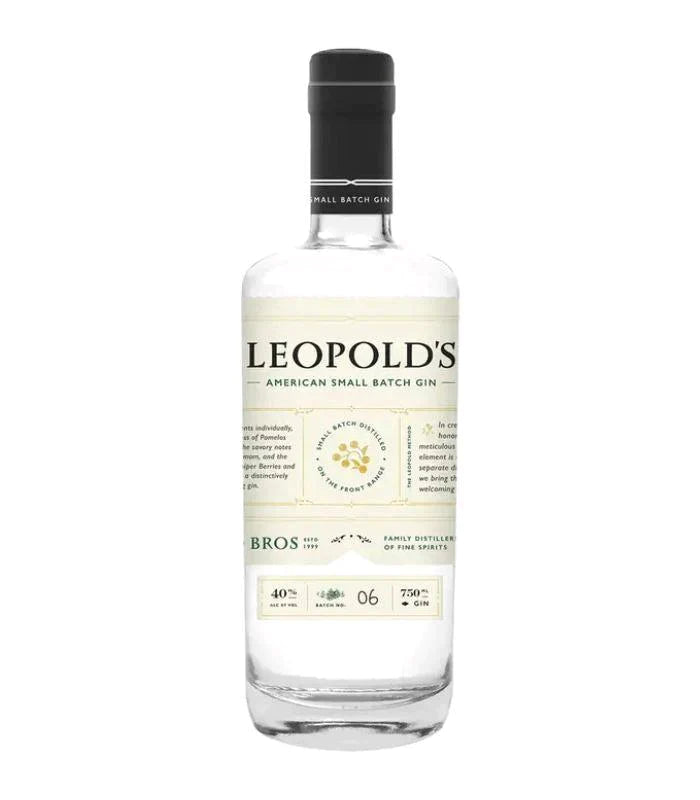 Buy Leopold's American Small Batch Gin 750mL Online - The Barrel Tap Online Liquor Delivered