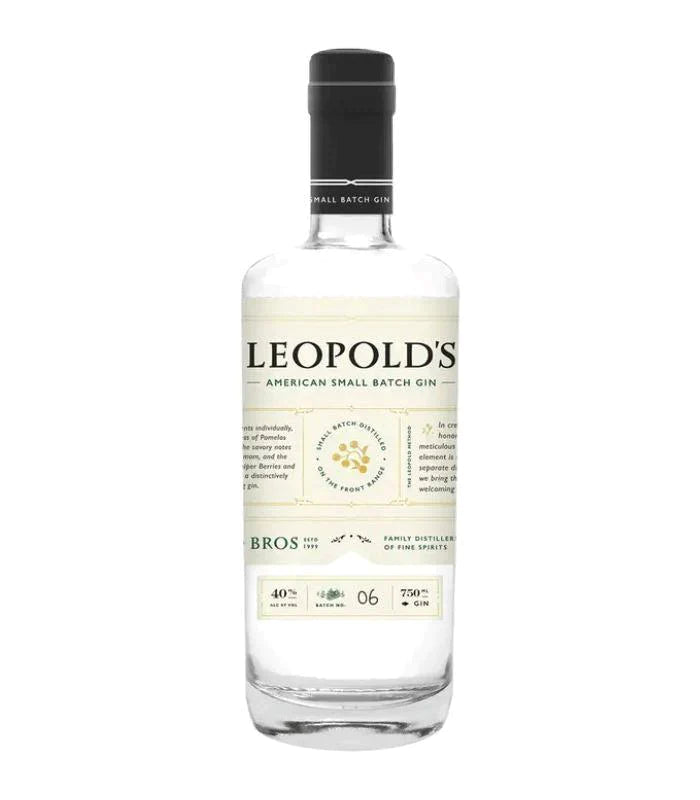 Buy Leopold's Navy Strength American Gin 750mL Online - The Barrel Tap Online Liquor Delivered