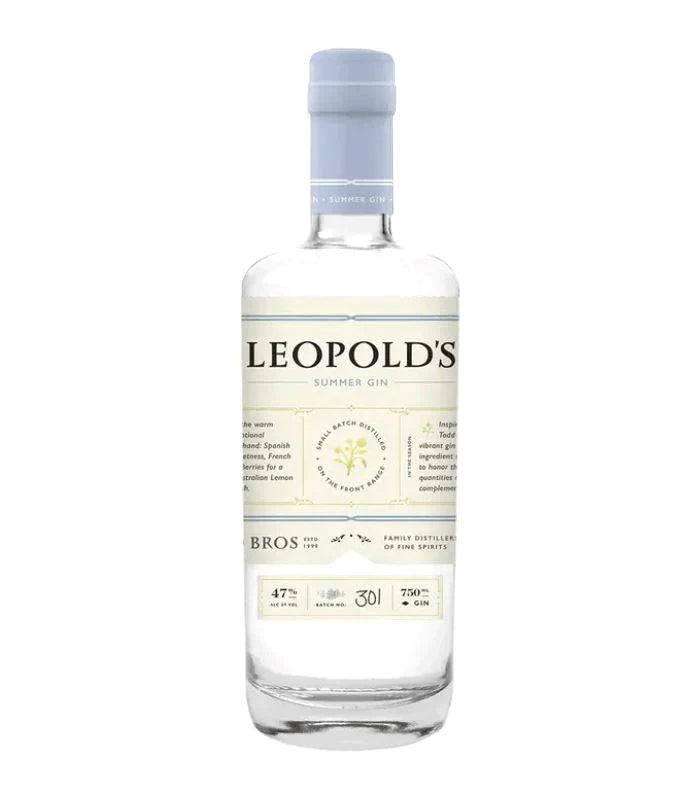 Buy Leopold's Summer Gin 750mL Online - The Barrel Tap Online Liquor Delivered