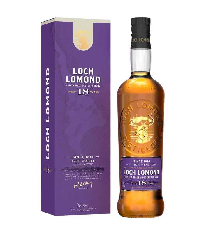 Buy Loch Lomond 18 Year Old Single Malt Scotch Whisky 750mL Online - The Barrel Tap Online Liquor Delivered