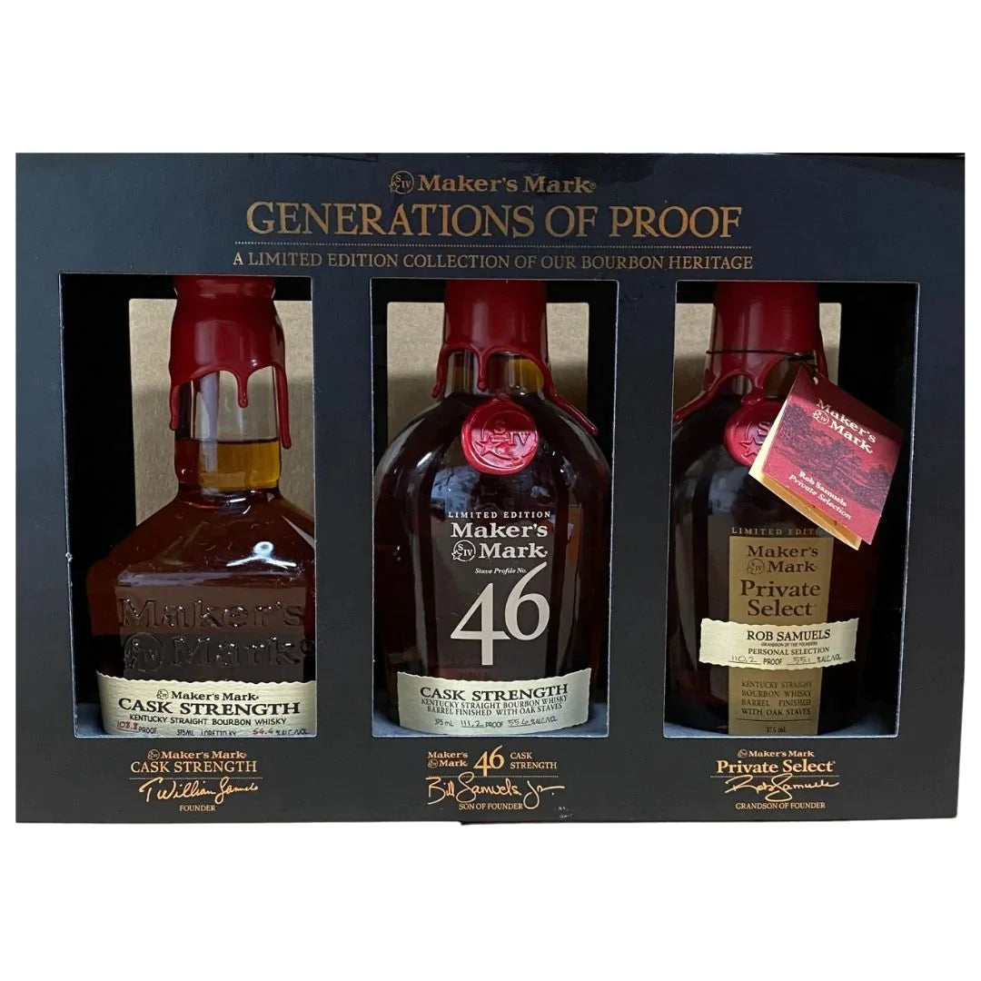 Buy Maker's Mark Generations of Proof 375mL Gift Set Second Edition Online - The Barrel Tap Online Liquor Delivered