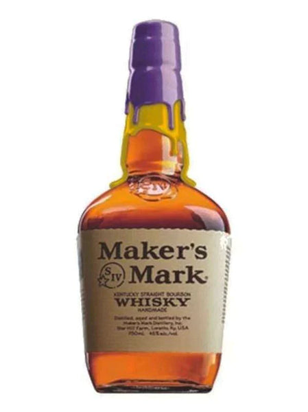Maker's Mark Los Angeles Lakers Purple And Gold Wax Limited