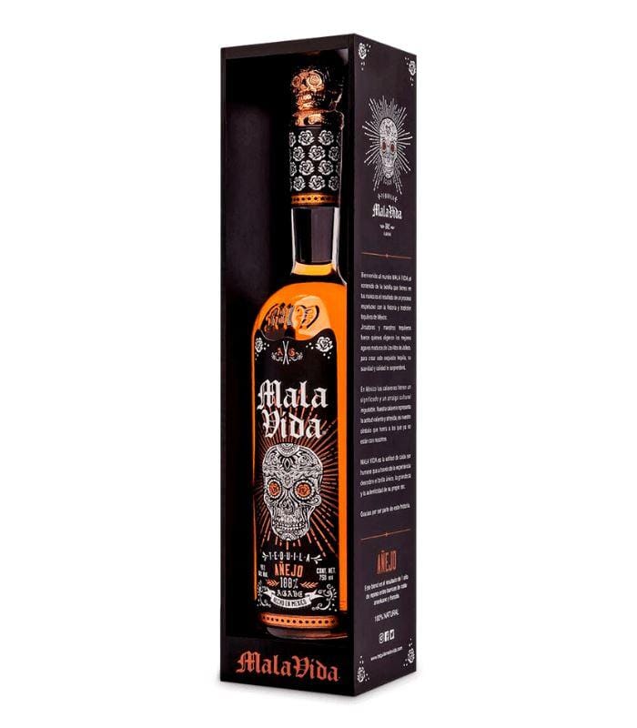 Buy Mala Vida Anejo Tequila 750mL Online - The Barrel Tap Online Liquor Delivered