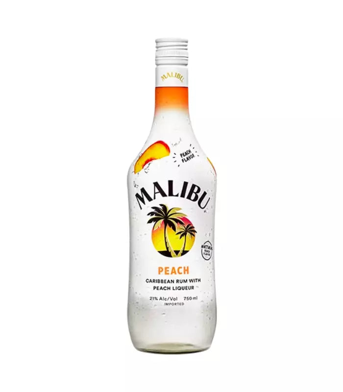Buy Malibu Peach Rum 750mL Online - The Barrel Tap Online Liquor Delivered