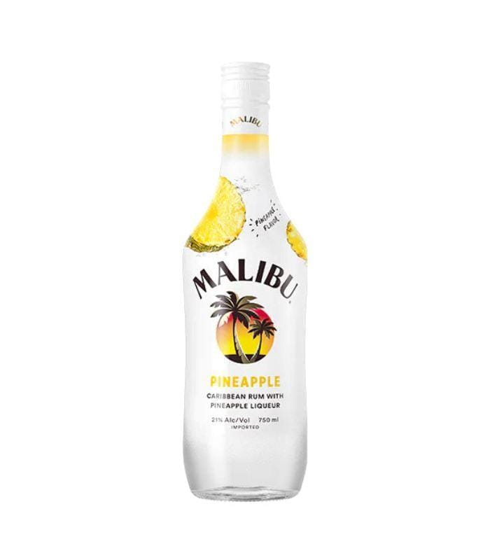 Buy Malibu Pineapple Rum 750mL Online - The Barrel Tap Online Liquor Delivered