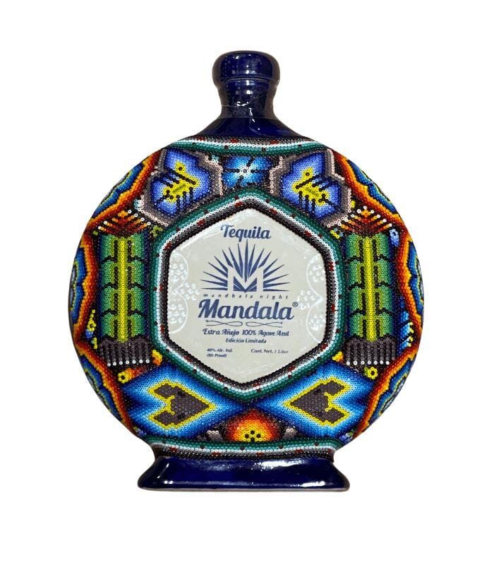 Buy Mandala Extra Añejo Arte Huichol Tequila 1L Online - The Barrel Tap Online Liquor Delivered
